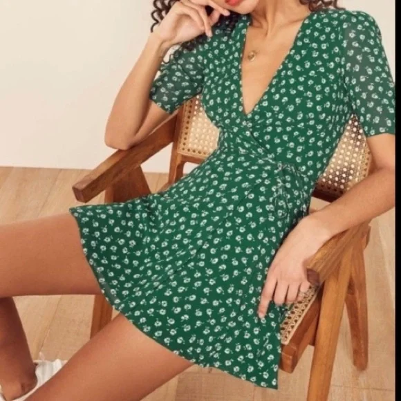 Reformation Lucky Mini Dress Upcycled - Picture 6 of 8